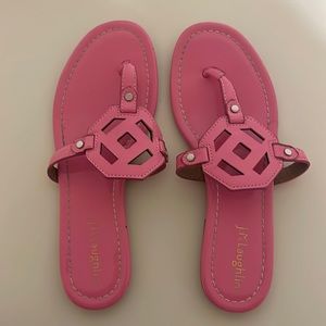 J. McLaughlin Pink Lucy Sandal Size 7